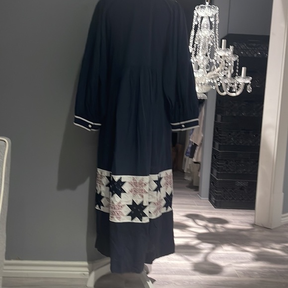 Madewell patchwork midi dress cottagecore NWOT XL - Picture 5 of 8